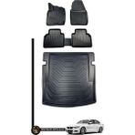 Gold Bmw F30 2011+ 3D Havuzlu Oto Paspas + Bagaj Havuzu Lila Ikili Set - Siyah