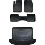 Gold Dacıa Duster 4*4 Suv 2010 - 2017 3D Oto Paspas ve Bagaj Havuzu Seti Uyumlu Malzeme ile - Siyah