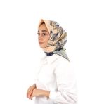 Gold Derya Desen Twill İpek Eşarp