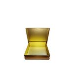 Gold Desenli Kare Çikolata Kutusu