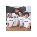 gold fotoğrafçılık Ctrl-c Ctrl-v Baskılı 4lü Aile Boyu Tişört Kombini Anne Baba 2 Çocuk Tshirt Aile