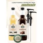 Gold Gull Çikolata & Vanilya Aromalı Kahve & Meyve Şurubu 2 x 700 ml - 1 Adet - Cafe Crema