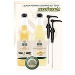 gold gull Vanilya & Beyaz Çikolata Aromalı Kahve & Meyve Şurubu 2 X 700 Ml.