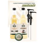 gold gull Vanilya & Hindistan Cevizi Aromalı Kahve & Meyve Şurubu 2 X 700 Ml.