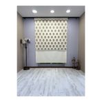 Gold Kahve Damask Desenli Çift Mekanizmalı Tül ve Stor Perde - Simli Kumaş, Simli Stor Perde 140 x 200