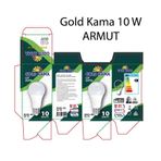 Gold Kama 10W Led Ampul E27 Duy Enerji Tasaruflu Beyaz Işık Led Ampul Ga-10 10"lu Paket