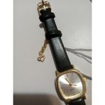 Gold Kasa Retro Still Marka Model Vintage Oval - Charmlı- Siyah Kordon Kadın Kol Saati 0021 - 20 cm