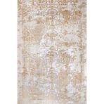 Gold Klasik Modern Geometrik Etnik Eskitme Desenli Boho Makinada Yıkanabilir Hafif Hav Toz Vermez Leke Tutmaz Kaymaz Taban Dijital Makine Baskı Halı Oturma Odası Salon Yolluk Koridor Mutfak Halısı