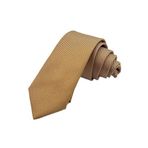 Gold Kum Desenli Slim Kravat