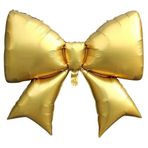 Gold Kurdele Şekilli Folyo Balon 1 Adet