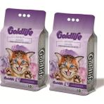 Gold Life Premium Lavender İnce Taneli 2x10 lt Kedi Kumu