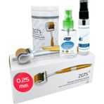 Gold Line Dermaroller 0.25MM + Dezenfektan Hediye Titanyum 192 Iğneli Göz Çevresi Için Derma Roller