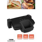 Gold Master Gralux Siyah 1800 W Teflon Tost Makinesi