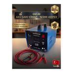 gold mercan 12 Volt 200 Ampere Kadar Tüm Aküleri Şarj Eder Doluluk Seviye Kontrollü Dijital Göstergeli (TRAFOLU)