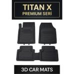 Gold Mercedes Classe Glk 2008 Sonrası 3D TitanX Havuzlu Siyah Oto Paspas