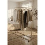 Gold Metal Konfeksiyon Askısı - Minimalist Elbise Askılığı - Butik Tipi Askı - Gold Renk