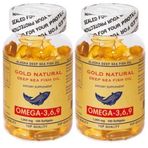 Gold Natural Omega 3-6-9 1000 mg 2x100 Kapsül Balık Yağı