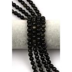 Gold Obsidyen Doğal Taş Dizi 8 Mm Fasetli Küre Kesim