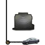 Gold Opel Astra H Sedan Rubber Yumuşak 3D Bagaj Havuzu - Siyah