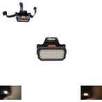 Gold Orion 2 Selektör 4 Aydınlatma Oynar Başlı 50 Led Sarı + Beyaz Işık Kafa Lambası 6 Mod Kafa Feneri