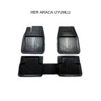 Gold Oto Aksesuar Audi A4 2007 Sonrası Uyumlu Magnum Siyah Oto Paspas