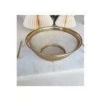 Gold Paslanmaz Çelik Makarna-Pilav Süzgeci 22 cm