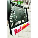 Gold Pleksi 5D LAZER KESİM REDBULL UYUMLU TAKMATİK MOTOSİKLET PLEKSİ PLAKALIK 1 ADET