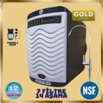 Gold Pompalı 12 Litre 7 Filtre 14 Aşama 90 Gpd Nano Lg Membranlı Gümüş İyon Tatlandırıcılı Mineral ve Alkali Filtreli Su Arıtma Cihazı