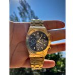 Gold Power Rolex Model Çelik Lüks Erkek Kol Saati - Altın - Siyah