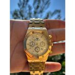 Gold Power Rolex Model Çelik Lüks Erkek Kol Saati - Altın