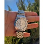 Gold Power Rolex Model Çelik Lüks Erkek Kol Saati - Gümüş