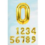 Gold Rakam Folyo Balon Büyük Boy Gold Sayı Balonlar 100cm 40inç