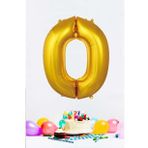 Gold Rakam Folyo Balon Gold Sayı Balonlar 16 inç 40 cm