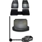 Gold Renault Kangoo Multix 2010-2016 Oto Paspas ve Bagaj Havuzu Double Ikili Set - Siyah