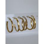 Gold Renk 6lı Çoklu Küpe Set Takım