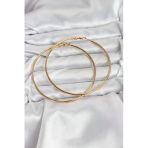 Gold Renk 75 Mm Halka Küpe (316L Çelik)