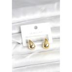 Gold Renk Damla Küpe 17 Mm - Tj-Bkp11377