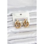 Gold Renk Halka Model Kadın Küpe - EBJ260612W44047 BKP11857