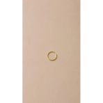 Gold Renk Minimal Halka Burun Piercing Gümüş Nose Ring