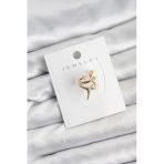 Gold Renk Pirinç Diken Model Kıkırdak Earcuff Küpe 5886