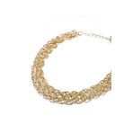 Gold Renkli Kalın Zincir Kadın Kolye Gold Y2286204_076