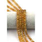 Gold Rutil Kuvars Doğal Taş Dizi 7 Mm Küre Kesim