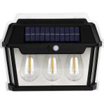 Gold Silver 15W Güneş Enerjili Sensörlü Armatür 18650 Li Pil 1800MAH - 3000K - Günışığı