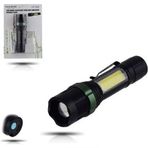 Gold Silver GS500 Usb Şarjlı Metal Fener