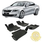 Gold Skoda Octavia 2017-2020 3d Havuzlu Paspas