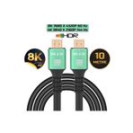Gold Step 10 Metre 8k 2.1 Ultra Hd 48 Gbps/s 8k 60hz 4k 144hz Hdmi Kablosu
