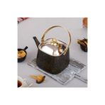 Gold Stone Kare Bitki Çayı Demliği 2,25 lt, Çay Bitki Çaydanlığı Büyük Boy 2,25 lt