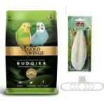 Gold Wings Premium Muhabbet Kuş Yemi 1 kg 2027 Skt Taze Yem / Exovit Kalamar Kemiği 10-12 cm ve Tutacağı Hediye