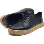 Goldbrand %100 Hakiki Deri Erkek Kışlık Rahat Günlük Casual Su & Soğuğa Dayanıklı Ayakkabı 40-44 - Siyah