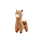 Golden 50CM Sevimli Alpaka Bebek Peluş Oyuncak Kuzu Çocuk Yastığı (Yurt Dışından) - Kahverengi - Beyaz